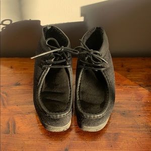 Proenza Schouler black moccasins